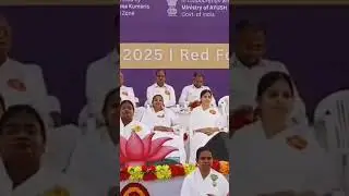 International Yoga day#brahmakumaris#madhuban#yoga#day#redfort#shortsfeed#shorts#viral#youtubeshorts