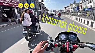 ,😠😠didi ghoosa ho gaya😜😜.   @DelhiDcVlogs @z900diaries #motovlog #youtube