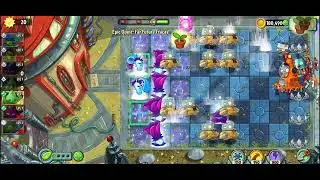 #pvz2 Epic Quest: Far Future Fracas! level 5 playing.