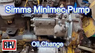 Simms Minimec injector pump filling with oil