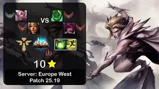 Rakan Support + Sivir vs Zac + Xayah - EUW Challenger - Patch 25.19