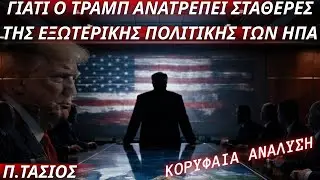 Πέτρος Τασιός: Γιατί ο Τραμπ ανατρέπει σταθερές της εξωτερικής πολιτικής των ΗΠΑ