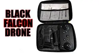 BLACK FALCON Folding 4K DRONE Setup Fight Review #drone