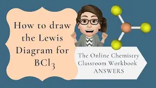 How to draw the Lewis diagram for BCl3