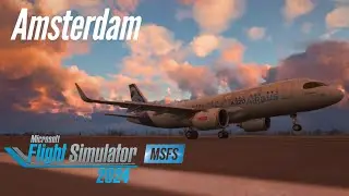 MSFS 2024: A320neo at Schiphol Airport
