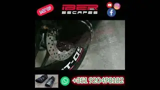 Yamaha MT 09 exhaust sound som do escape #iberescapes #RFExhaust #iberescapes1 #mt09 #yamahamt09