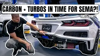 1ST Twin Turbo SOUNDS INSIDE! Hypercar Carbon Fiber Widebody AND Twin Turbos in time for SEMA?