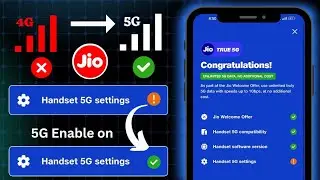 Jio handset 5g setting problem in my jio app | jio unlimited 5g free data nahi chal raha hai |jio 5g