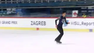 2015 ISU Junior Grand Prix - Zagreb Men Free Skate Kai Xiang CHEW MAS