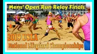 2019 USLA National Lifeguard Championships / Men's Open Run Relay Finals