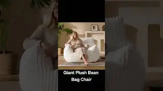 Giant Plush Bean Bag Chair #sofa #Bean Bag Chair