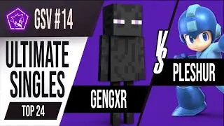 GSV#14: Top 24 - Gengxr (Steve) vs Pleshur (Megaman) | Smash Ultimate Per&uacute; SSBU