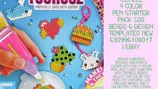 Beados Teeneez 4 Color Pen Starter Pack 500 Beads 6 Design Templates New 630996108017 | eBay