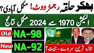 NA-92 Bhakkar-II | na-92 bhakkar election result | na 92 bhakkar election results today 2024