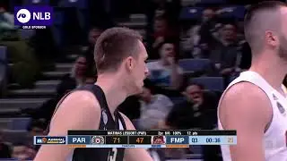 Lessort having his own dunk contest in &Scaron;tark Arena (Partizan Mozzart Bet - FMP Meridian, 19.12.2022)