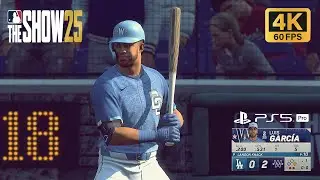 MLB The Show 25 - Nationals new City Connect uniforms LAD Vs WAS Gameplay (4K) PS5