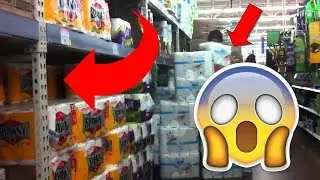 Crazy Double Decker Toilet Paper Fort!!!