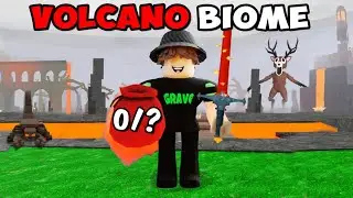 The VOLCANO BIOME Update in 99 Nights in the Forest!