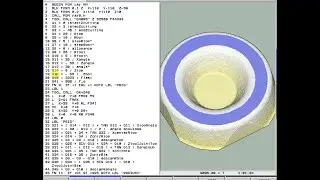045 HeidenHain Macro. Milling Radius - Angle - Radius. CNC practicum.