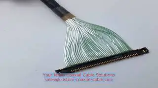 IPEX 20380-040T-13 40 pin round connector micro-coax for industrial machine vision Secure Gateway Wi