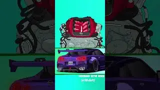 VR38‑DETT UNLEASHED: Nissan GT‑R R35 Engine Animation 🔥 #Shorts