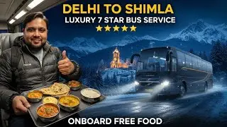 Delhi &rarr; Shimla in LUXURY Volvo 9600 🚍 | Free Food, Scenic Views & Full Bus Tour!