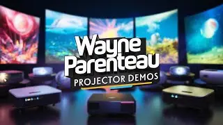 Optoma DLP UHZ50 Laser Projector 4k Video Demo