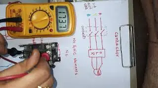 What is a Contactor// Power and Auxilary contactor// Add on block// telugu