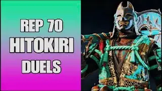 For Honor - Rep 70 Hitokiri Duels - His drip is severely underrated