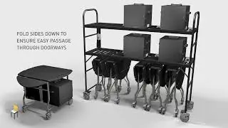 Mobile Room Service Tables and Hot Boxes