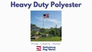 The Heavy Duty Polyester American Flag