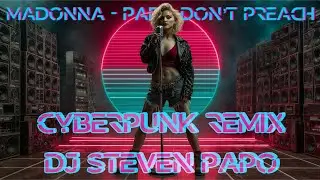 Madonna - Papa Don&rsquo;t Preach (Cyberpunk Remix) 🩷🖤 Dj Steven Papo