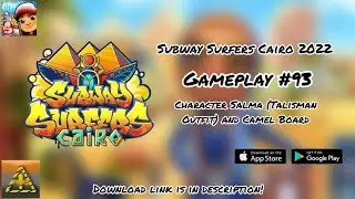 Subway Surfers - Cairo (Gameplay) | Salma (Talisman Outfit) and Camel Board | AWG