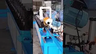 Transverse Duct Connector Flange Forming Machine For HVAC