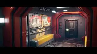 3D Environment Art - Deck 48 - Maintenance corridor