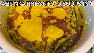HOW TO MAKE 3 SOUPS IN ONE POT | AB3 NKATE NKONTO SOUP BY CHEF AYESHA 