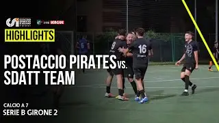Postaccio Pirates - SDATT Team (Calcio a 7)