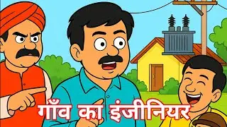 गाँव का इंजीनियर 😂 | Fekuram Ki Comedy | Hindi Funny Story | Desi Cartoon Kahani | I Make Joke Of