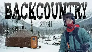 Sleeping in an off grid Yurt and Summiting a winter peak in Alaska
