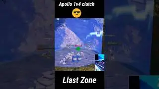 Apollo Last Zone 1v4 clutch BMSD Day 3 #bgmi #bmsd #apollo #Apollo Last Zone 1v4 clutch