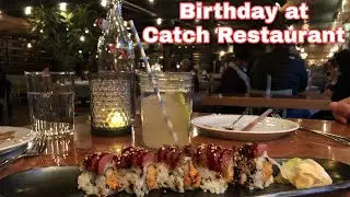 Birthday at Catch restaurant | New York City | Sushi, sashimi and other delicious food