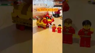 It's time to finish one Lego dancing lion 🦁