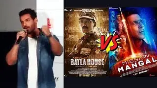 Batla House Vs Mission Mangal | John Abraham HILARIOUS Reaction On BIG CLASH