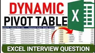 Dynamic Range in Excel Pivot Table | Dynamic Pivot Table  | Dynamically update Pivot Table