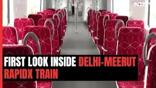 Aircraft Seating, High-Tech Coaches: First Look Inside Delhi-Meerut RapidX Train