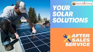 After sales service of Solar Panels and Batteries  #solar #solarsystem #operasolarenergy