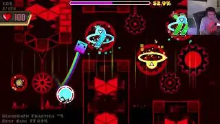 Bloodbath accuracy 99.78% 10 deaths┃Geometry Dash