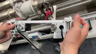 Installation of portable ultrasonic flow meter