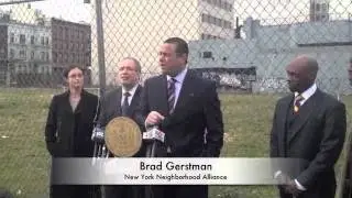 Brad Gerstman speaks at Scott Stringer Press Conference