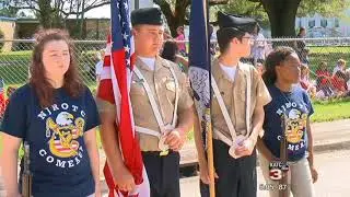 Students honor Cpl. Michael Middlebrook